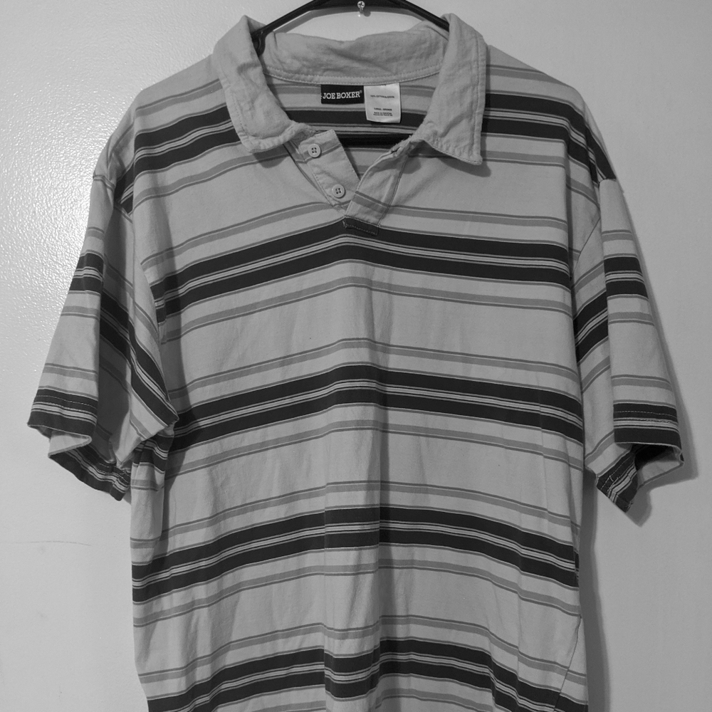Joe Boxer Button Up Short Sleeve Polo